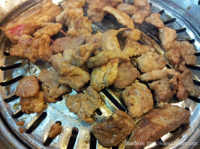 <강남 논현동 맛집> 마포 숯불갈비 : 잘 숙성된 돼지갈비와 칼칼한 된장찌개