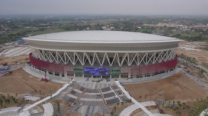 한화건설, 세계 최대 규모 필리핀 돔 공연장 '아레나' 준공 The Biggest Dome in the World,'Philippine Arena Project'