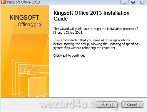 무료 오피스 프로그램-Kingsoft Office 2013
