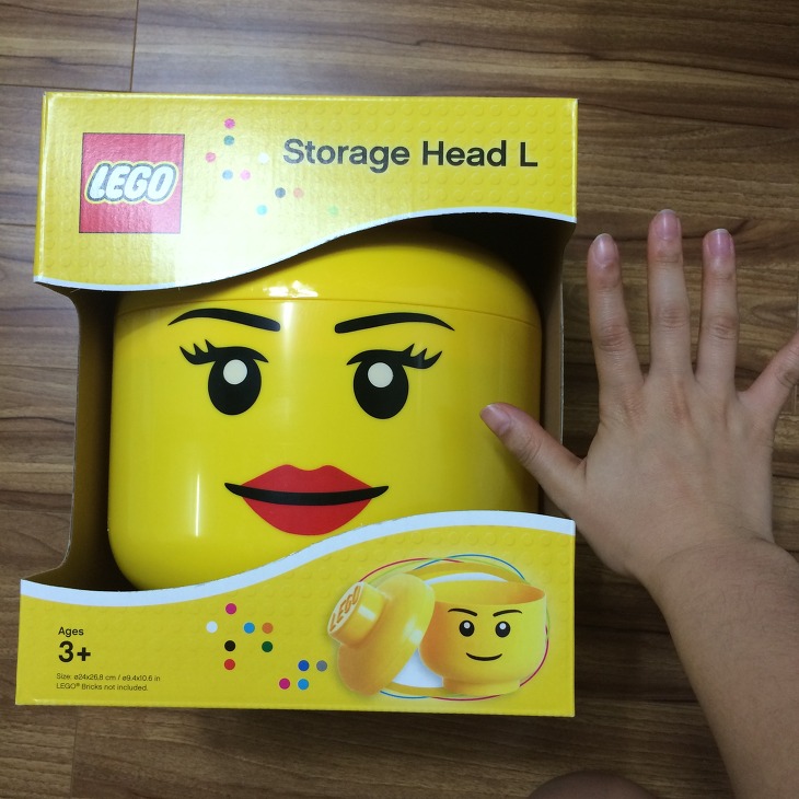 레고 보관함 머리; LEGO STORAGE HEAD L