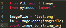 [정리] ocr 라이브러리 pytesser import 및 예제