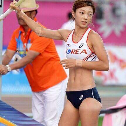 한국의 미녀 육상선수