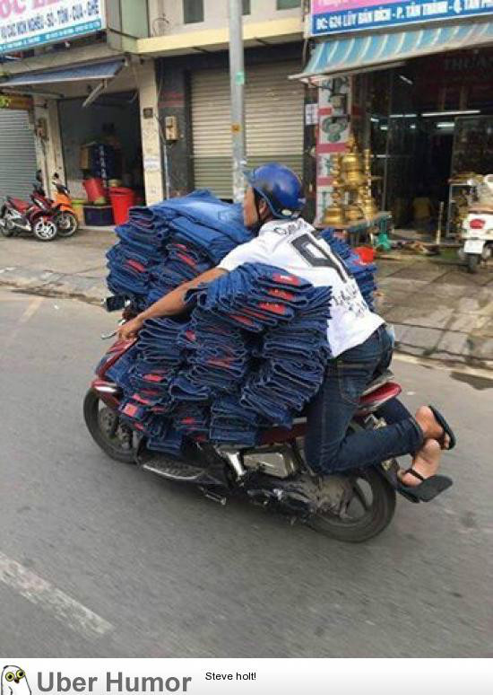 베트남의 흔한 택배기사
