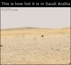 사우디가 얼마나 뜨거운지 알아??