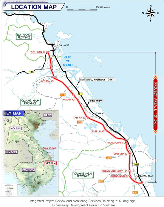 롯데건설, 7000만불 규모 베트남 다낭-꽝아이 고속도로 공사 수주 Lotte E&C Won Da Nang-Quang Ngai Expressway,Pakage A 4