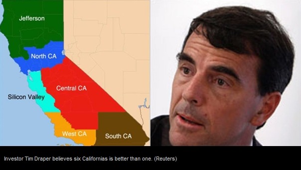 캘리포니아 '6개 작은주' 분할안 Billionaire in push to carve up California into six states