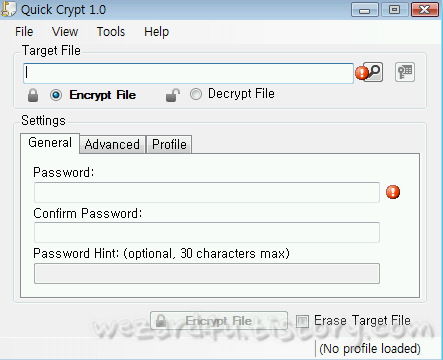 개인정보 보호를 위한 암호화 파일프로그램-Quick Crypt