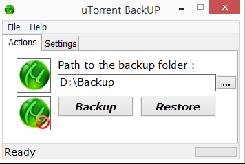 토렌트 설정 백업을 도와주는 프로그램-uTorrent Backup
