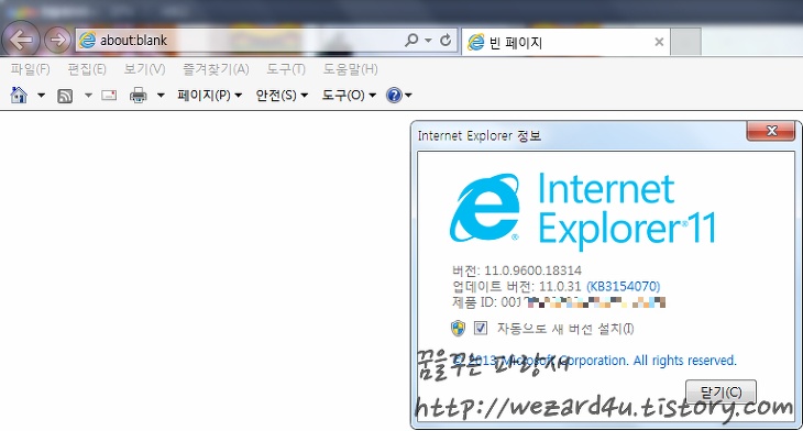 한국 사용자를 노리는 인터넷 익스플로러 제로데이 공격 보안 업데이트 발표