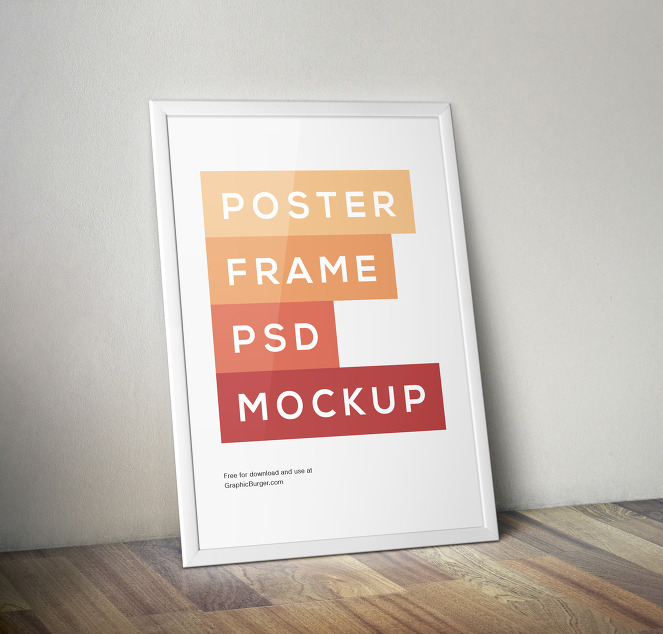 [PSD]Poster Frame Mockup。