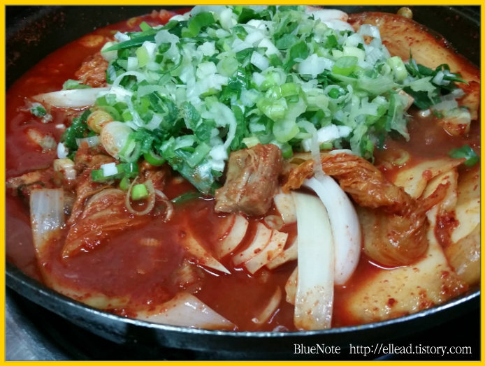 <양평 맛집> 흥청골 매운 갈비찜 : 매운 갈비찜과 콩나물 국밥
