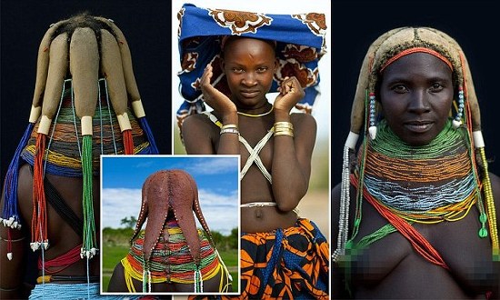 앙골라 부족의 기묘한 헤어스타일 얘기 Rare photos of Angola's tribal people
