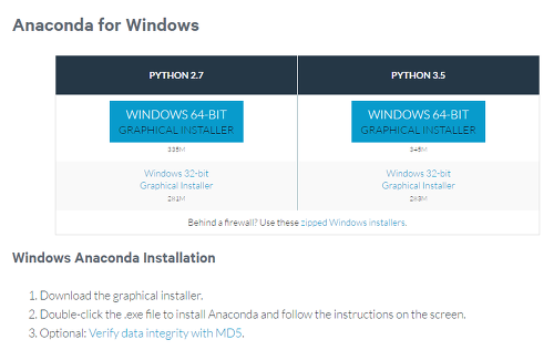 Python 개발환경구성 (1) - Anaconda 설치