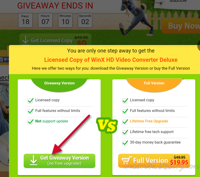 동영상 변환프로그램-WinX HD Video Converter Deluxe 무료 프로모션