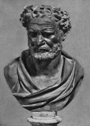 원자론을 체계화한 고대 그리스의 철학자 '데모크리토스'