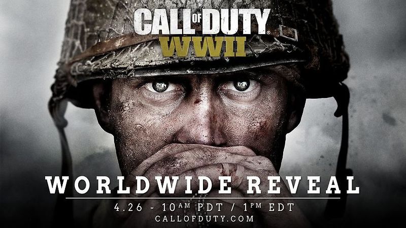 Call of Duty WWII(콜 오브 듀티 월드 워 II) 라이브스트림 예정 시간 발표