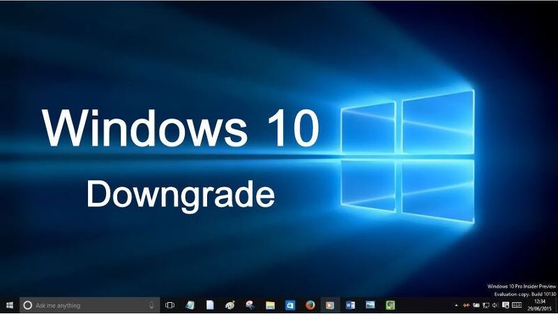 Windows 10 Pro -> Home 포맷하지 않고 다운그레이드 하는 노하우