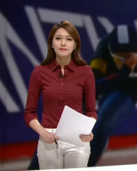 JTBC 뉴스룸 안나경 아나운서 몸매와 청바지 패션
