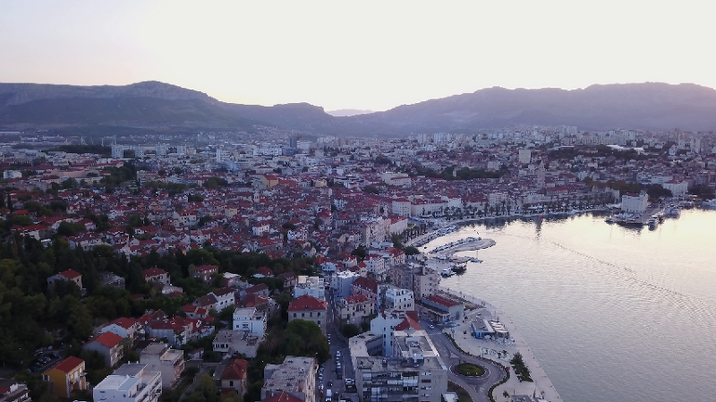 크로아티아 여행 : 드론에서 본 황제의 도시, 스플리트