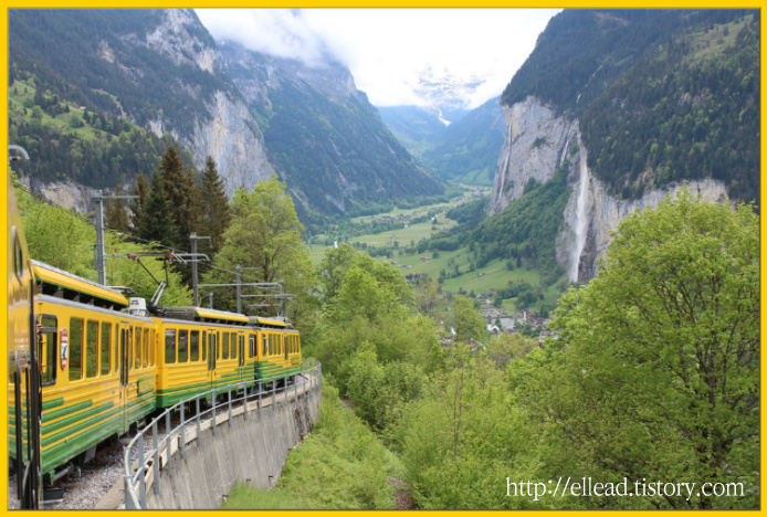 <스위스 여행> 산악열차 : 융프라우 / 라우티부룬넨