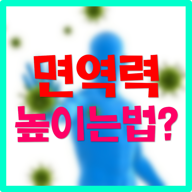 면역력을 높이는 방법 5가지 실천하자!
