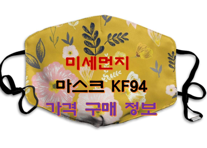 미세먼지 마스크 KF94 가격 구매 정보 추천