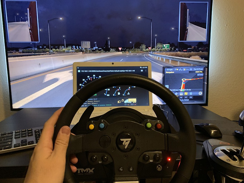 American Truck Simulator Setup Extra Mobile Dashboard