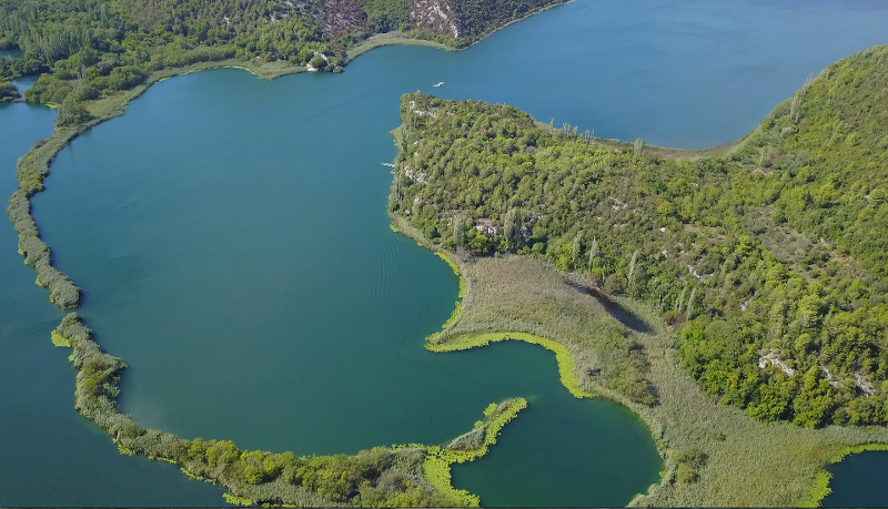 [크로아티아 여행]6 크르카 국립공원 폭포 - 드론 촬영