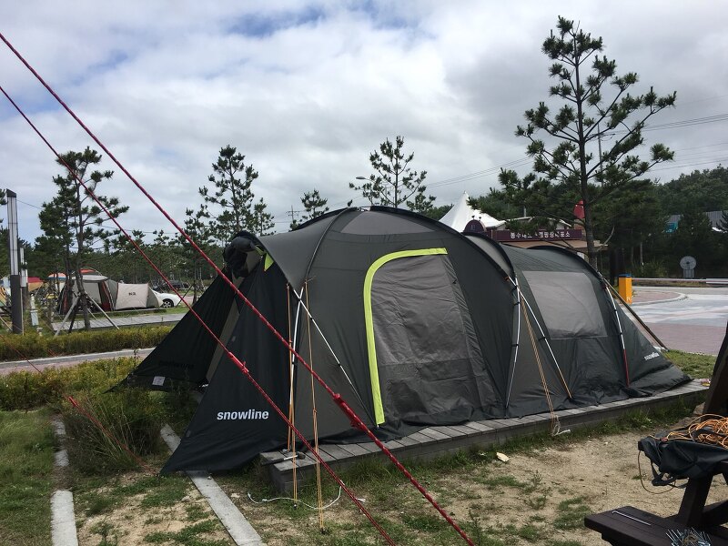 미니멀멀 캠핑(1) 스노우라인 미라클 패밀리 텐트 3인 가족 후기