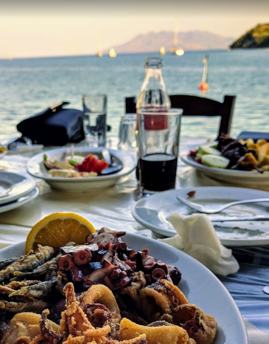 카페 디저트 맛집 그리스여행 - 에피다우로스 부두 식당