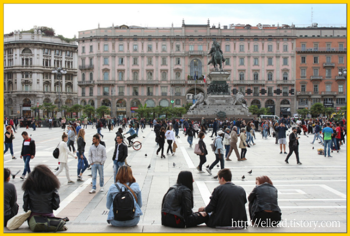 <이탈리아 밀라노> 두오모 광장과 엠마누엘 2세 갤러리아