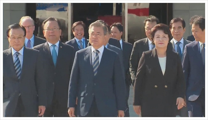 문재인 대통령 미국 뉴욕 방문