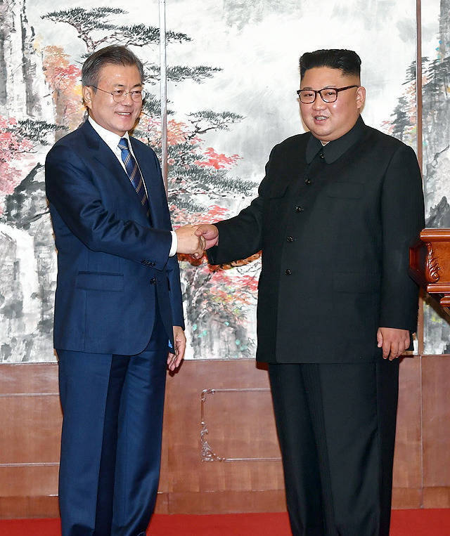 문재인 대통령 백두산 방문