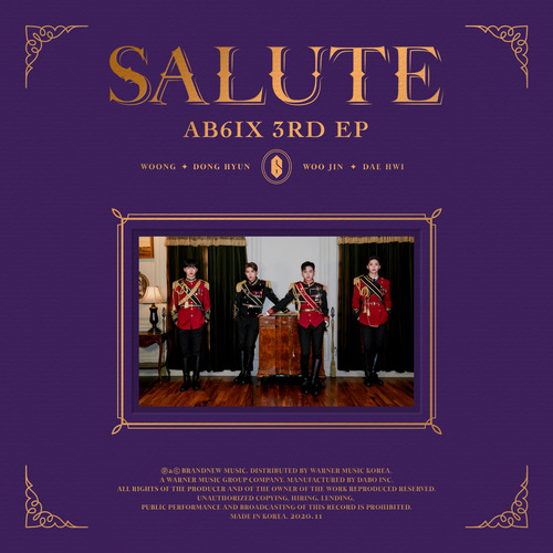 AB6IX (에이비식스) SALUTE 듣기/가사/앨범/유튜브/뮤비/반복재생/작곡작사