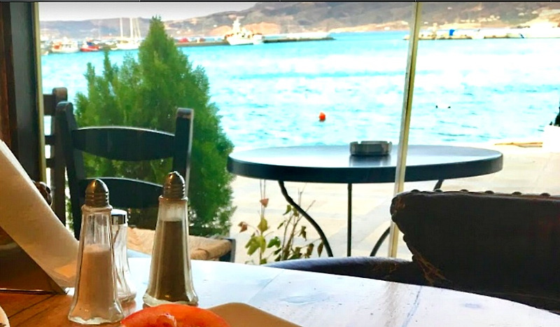 카페 디저트 맛집 그리스 여행 - 크레타 시티아의 에게해 비치