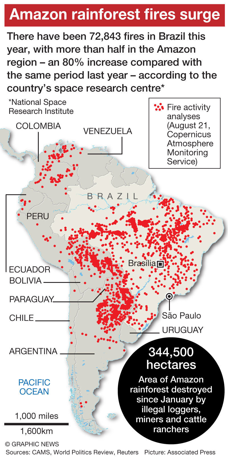 아마존 밀림 화재 근황