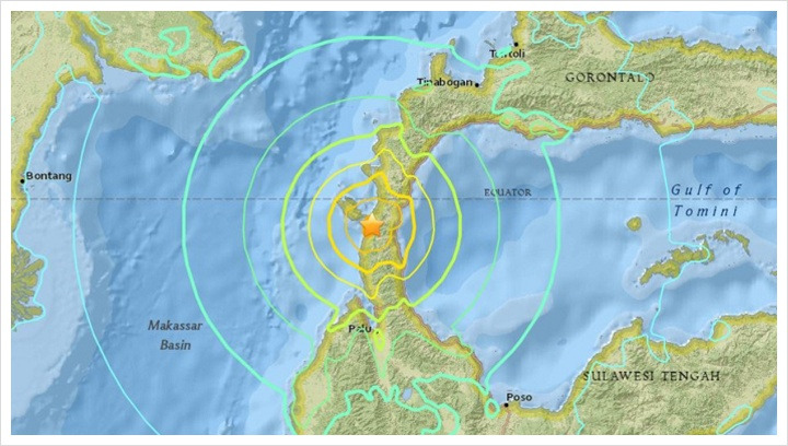 인도네시아 7.5 지진 과 쓰나미