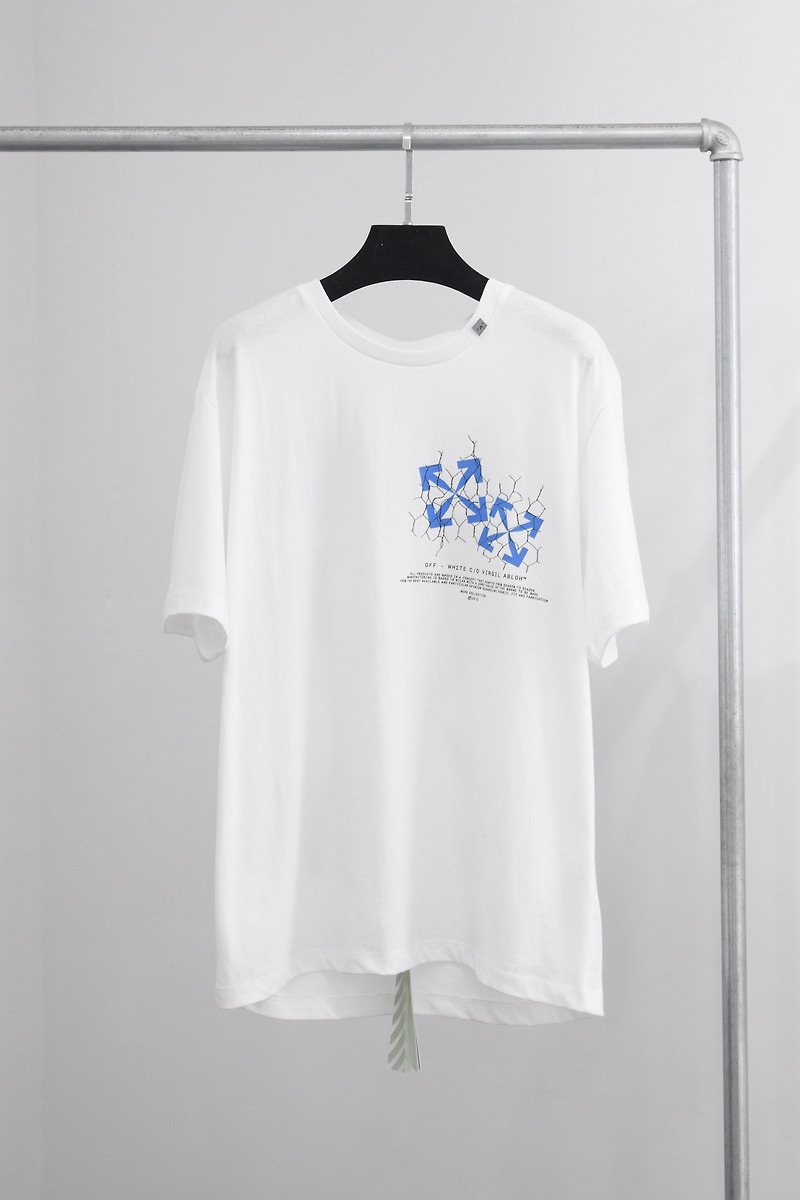 [OFFWHITE] 오프화이트 애로우 로프 반팔 티셔츠 (2 COLOR)