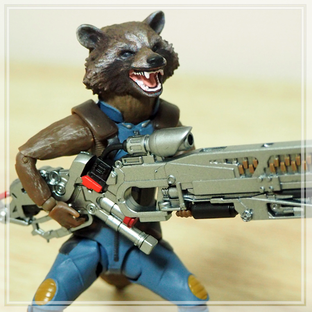 반다이 SHF 로켓라쿤 피규어 어벤져스:인피니티워 버젼 :: BANDAI SHFiguarts Rocket Raccoon