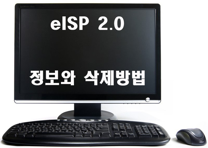 eISP 2.0 정보와 삭제방법에 대해 알아보자