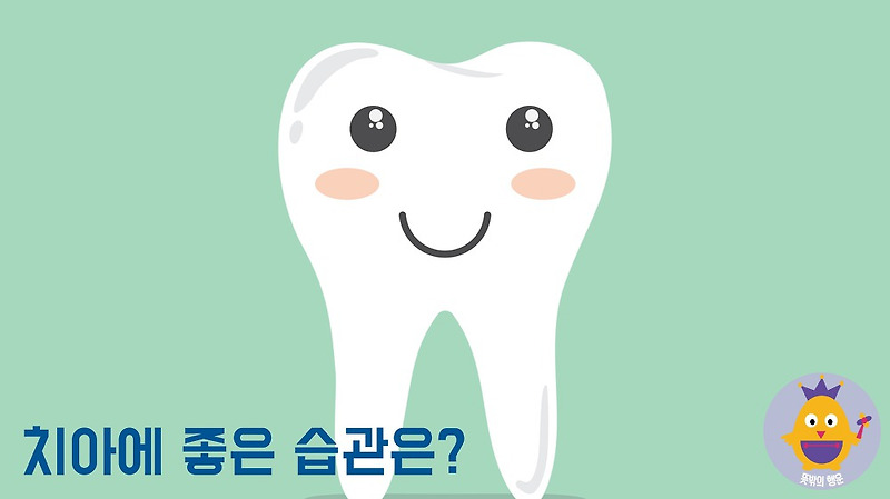 치아 관리에 좋은 습관과 나쁜 습관은?