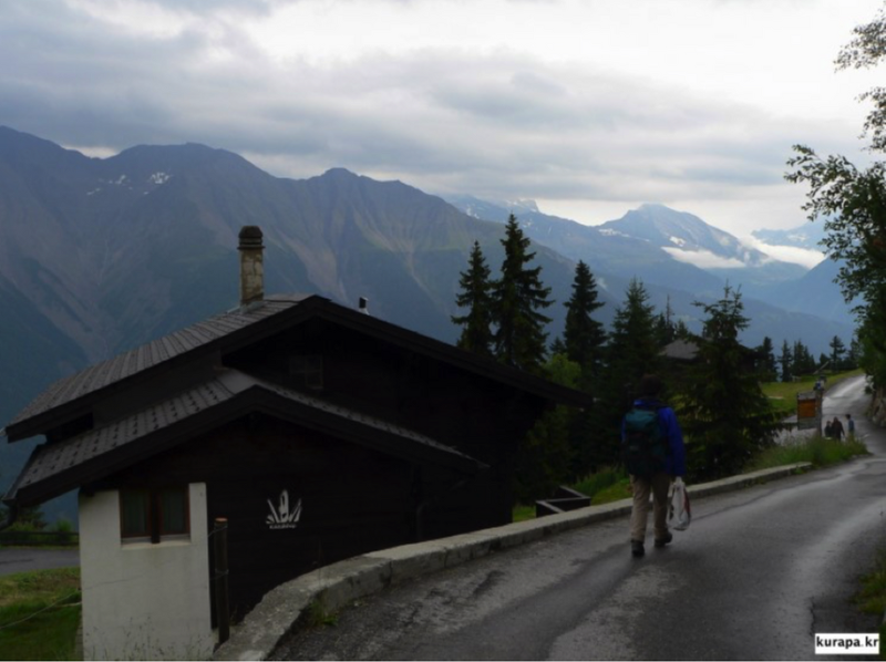 [스위스 이태리여행 일주일]3 리더알프 : 알프스 산속마을 풍경