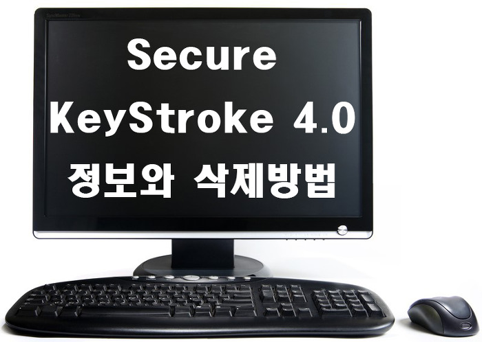 Secure KeyStroke 4.0 정보와 삭제방법