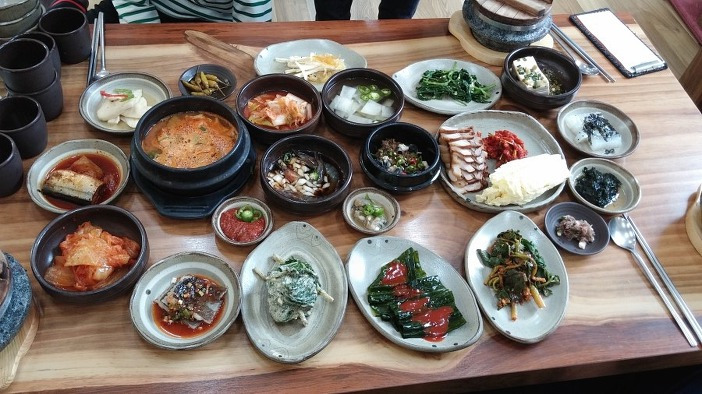 영종도 을왕리 늘목쌈밥 건강한 밥상