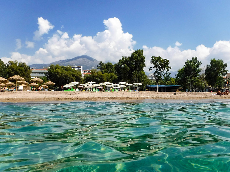 [두번째 그리스여행]24 키파리시아의 아름다운 바다와 언덕위의 성