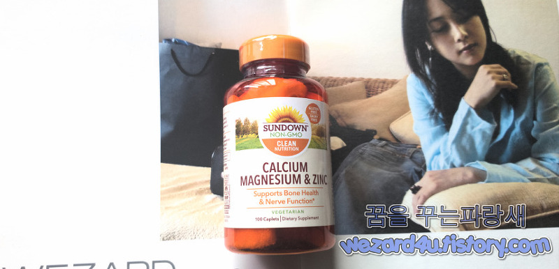 아이허브- Sundown Naturals Calcium Magnesium Zinc(칼슘 마그네슘 및 아연)