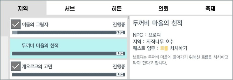 달빛조각사, 지역퀘 두꺼비 마을의 천적 공략