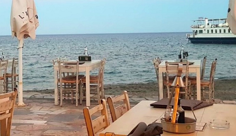카페 디저트 맛집 그리스 여행 - 크레타 이에라페트라 에게해 레스토랑
