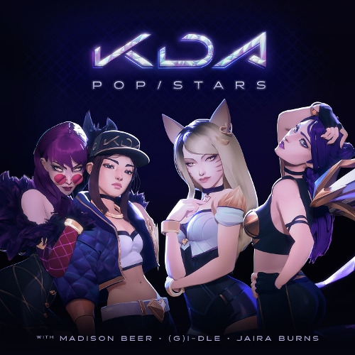 (여자)아이들, Madison Beer, Jaira Burns, K/DA, League of Legends POP/STARS 듣기/가사/앨범/유튜브/뮤비/반복재생/작곡작사