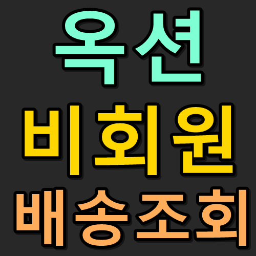 옥션 비회원 배송조회 총정리